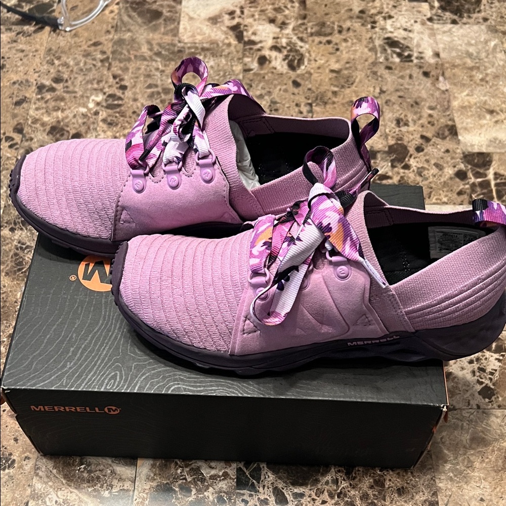 Merrell Lavender Slip-On Sneakers
